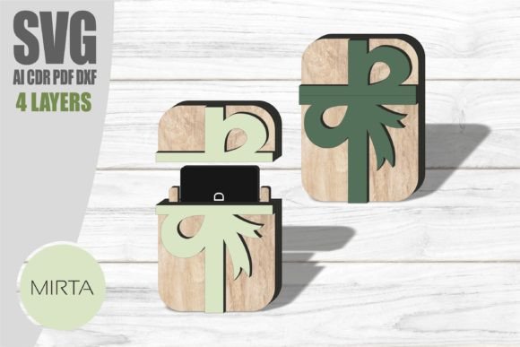 Happy Birthday Gift Card Box Svg Laser