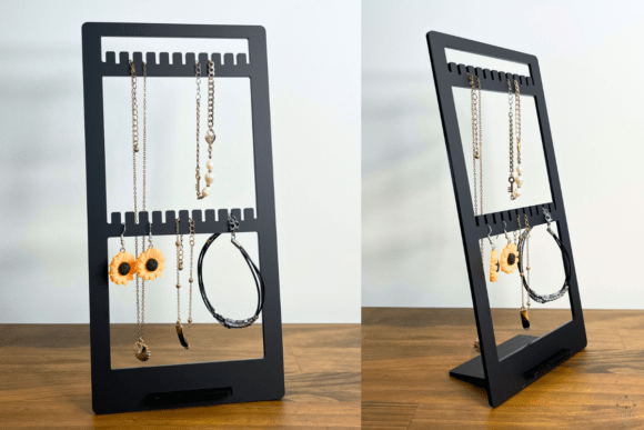 Laser Cut Jewelry Stand SVG for Stylish Craft Displays