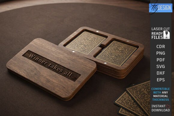 Playing Card Box Laser Cut Card Case