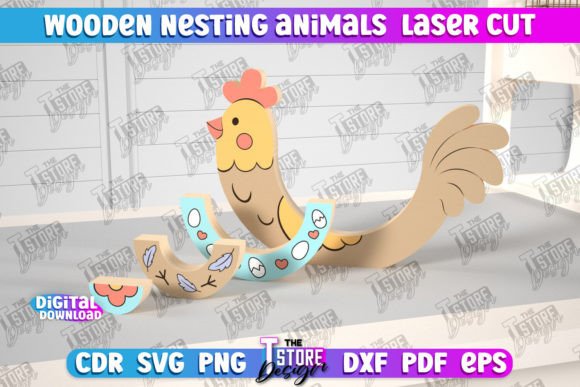 Wooden Nesting Chicken Baby Game CNC Review
